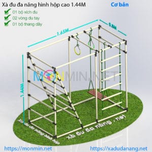 Alternative view of Xà đu đa năng hình hộp cơ bản