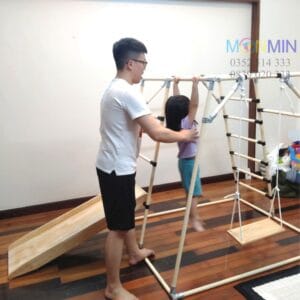 xà đu đa năng cho bé bộ cao 1.3m
