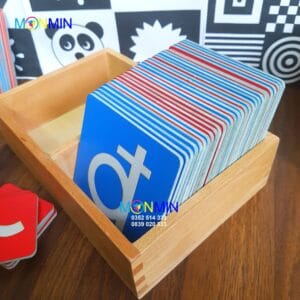 Chữ cát nhám - Giáo cụ ngôn ngữ Montessori