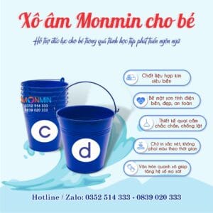 Xô âm Monmin - Giáo cụ ngôn ngữ Montessori