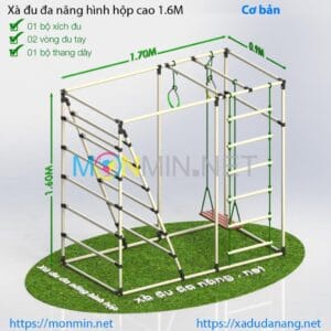 Xà đu đa năng cho bé Satech - Thang vận động đa chức năng dành cho bé