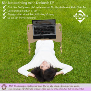 Alternative view of Bàn laptop thông minh Dinktech - phiên bản gấp gọn chân và mặt TJF4